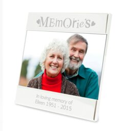 Rackhams Personalised Silver Memories 6x4 Photo Frame - thumbnail 2