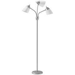 Rackhams Tree Floor Lamp with 3 Adjustable Light, Standing Lamp, Silver Tone - thumbnail 3