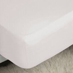 Rackhams Easycare Percale Fitted Sheet - Powder Pink - Kingsize - Powder Pink - 50% Cotton/50% Polyester - thumbnail 2