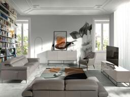 Rackhams Chester Armchair Dark Grey Leather 5085 - Modern - Yes - No - thumbnail 4