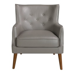 Rackhams Chester Armchair Dark Grey Leather 5085 - Modern - Yes - No - thumbnail 2