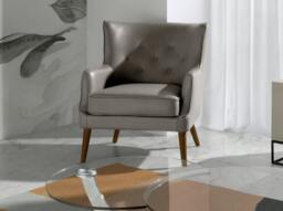 Rackhams Chester Armchair Dark Grey Leather 5085 - Modern - Yes - No - thumbnail 6