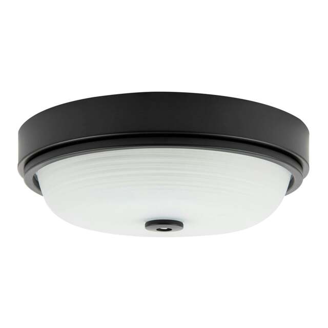 Rackhams Sensor IP44 Bathroom Ceiling Light in Matte Black with Multi Functions - image 1