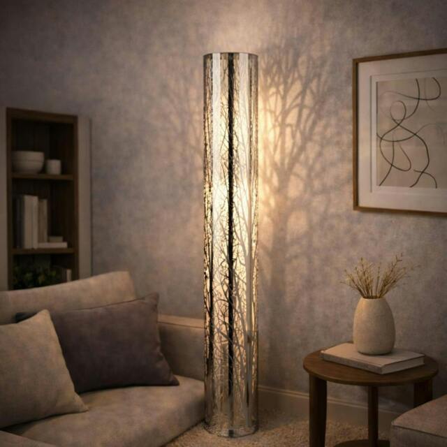 Rackhams Mason 2 Light Polished Chrome Floor Lamp - image 1