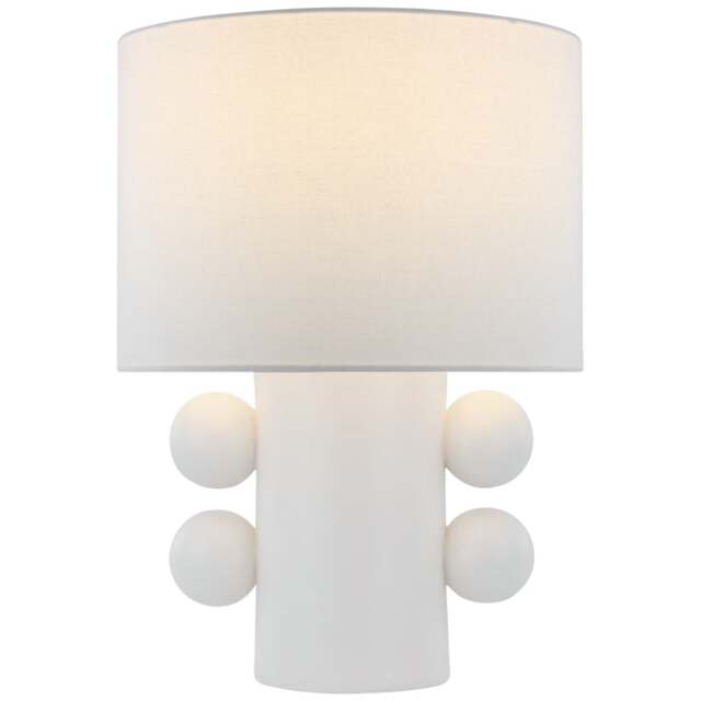 Rackhams Tiglia Low Table Lamp - Signature Collection - Plaster White - image 1