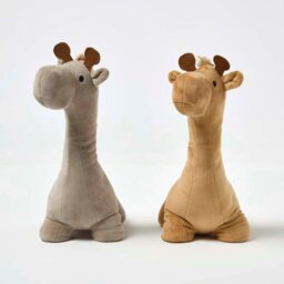 Rackhams Luxury Fabric Giraffe Doorstop Set of 2 - thumbnail 2