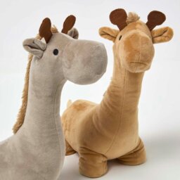 Rackhams Luxury Fabric Giraffe Doorstop Set of 2 - thumbnail 4