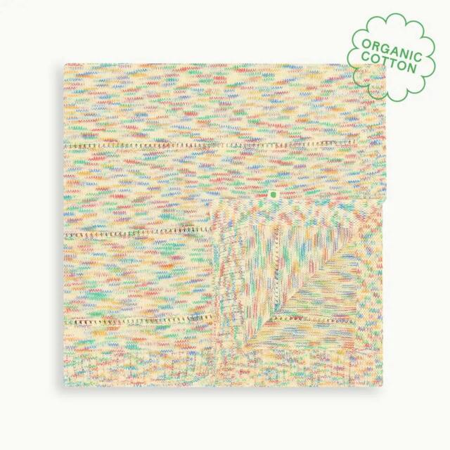 Rackhams Merry - Space Dye Knitted Baby Blanket - One size - Rainbow - 100% Organic Cotton - image 1