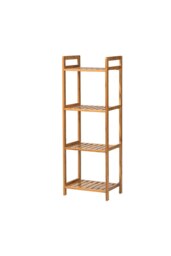 Rackhams 4 Tier Wood Audriel Bookcase - Brown - thumbnail 4