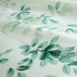 Rackhams Scenic Leaves Reversible 200 Thread Count Cotton Duvet Cover Set - Single - thumbnail 5
