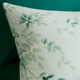 Rackhams Scenic Leaves Reversible 200 Thread Count Cotton Duvet Cover Set - Single - thumbnail 4