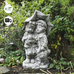 Rackhams Children under the Umbrella after Harvest Garden Ornament - thumbnail 2