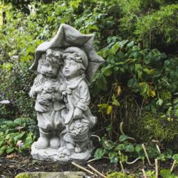 Rackhams Children under the Umbrella after Harvest Garden Ornament