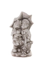 Rackhams Children under the Umbrella after Harvest Garden Ornament - thumbnail 3