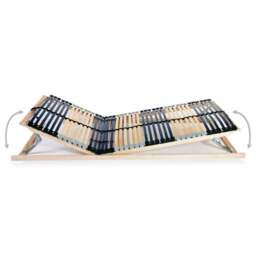 Rackhams Slatted Bed Base with 42 Slats 7 Zones 70x200 cm - thumbnail 4