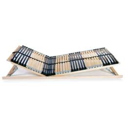 Rackhams Slatted Bed Base with 42 Slats 7 Zones 70x200 cm - thumbnail 3
