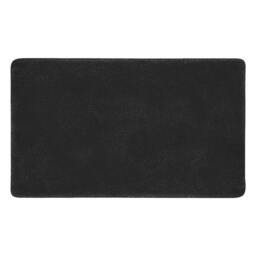 Rackhams Non Slip Door Mat Indoor Entrance Rug Dirt Trapper Washable 60x90cm Black