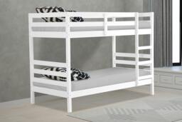 Rackhams Bailey Bunk Bed White Detachable - Single - Pine - White - thumbnail 4