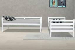 Rackhams Bailey Bunk Bed White Detachable - Single - Pine - White - thumbnail 2