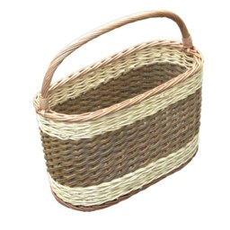 Rackhams Oblong Wicker Shopping Basket