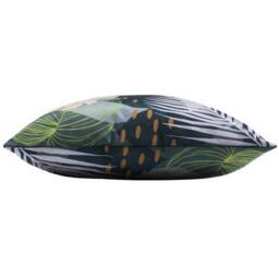 Rackhams Leaf Outdoor Cushion Cover - Teal - One Size - Teal - 100% Polyester - thumbnail 3