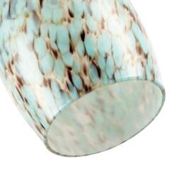 Rackhams Modern Duck Egg Marble Speckle Effect Glass Cylindrical Pendant Shade - thumbnail 5