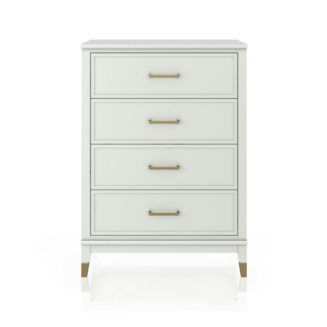 Rackhams Westerleigh 4 Drawer Dresser White - White - image 1