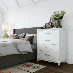 Rackhams Westerleigh 4 Drawer Dresser White - White - thumbnail 3