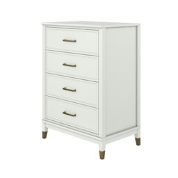 Rackhams Westerleigh 4 Drawer Dresser White - White - thumbnail 2