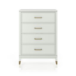 Rackhams Westerleigh 4 Drawer Dresser White - White
