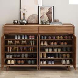 Rackhams Dale Shoe Storage, Shoe Cabinet - 140cm - thumbnail 2