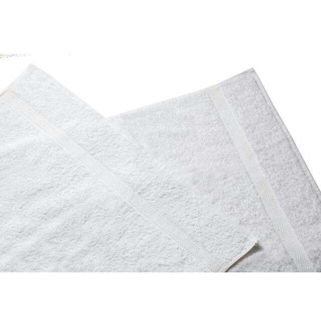 Rackhams Hotel Madison Bath Towel - White - One Size - White - 100% Ringspun Cotton - image 1