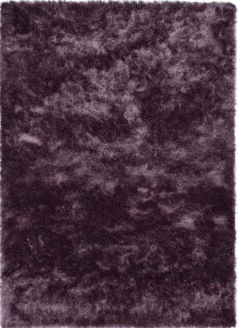 Rackhams Glamour Shaggy Purple Rug - 80X150 cm - image 1