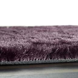 Rackhams Glamour Shaggy Purple Rug - 80X150 cm - thumbnail 3