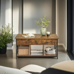 Rackhams Lift Top Coffee Table Extendable with Compartment - thumbnail 2