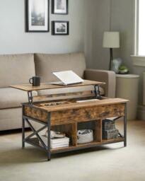 Rackhams Lift Top Coffee Table Extendable with Compartment