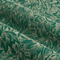 Rackhams Nature Grantley Jacquard Eyelet Curtains - Emerald - 117cm x 137cm - Emerald - 100% Polyester - thumbnail 3