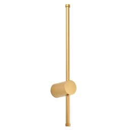 Rackhams Modern and Sleek Stick Style Ambient LED Wall Light Fitting in Plated Brush Gold
