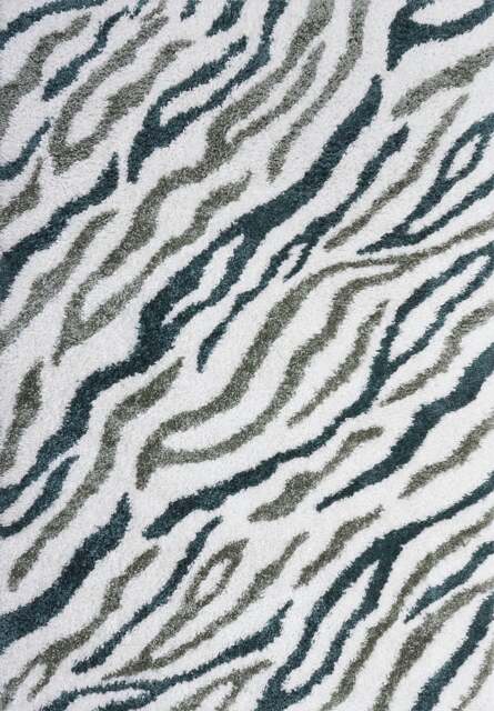 Rackhams Moodi Shaggy Green Nyra Rug - 80X150 cm - image 1