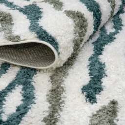 Rackhams Moodi Shaggy Green Nyra Rug - 80X150 cm - thumbnail 4