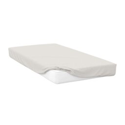 Rackhams 400 Thread Count Egyptian Cotton Fitted Sheet - Ivory - Ivory - Superking - 100% Egyptian Cotton - thumbnail 2