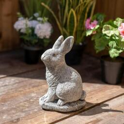 Rackhams Set of 3 Bunny Rabbit Garden Ornaments - thumbnail 6
