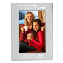 Rackhams Personalised First My Mum...6x4 Silver Photo Frame - thumbnail 2