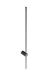 Rackhams 360 Degree Adjustable LED Straight Wall Light Warm Light 100cm with Wire - Black - One Size - thumbnail 5