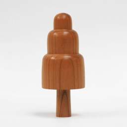 Rackhams Handmade Wooden Jelly Ornament - thumbnail 3