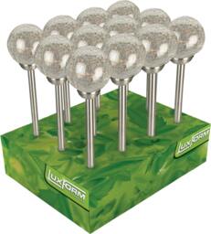Rackhams Solar Mambo Stainless Steel Spike Light 12pk