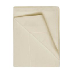 Rackhams 400 Thread Count Egyptian Cotton Flat Sheet - Cream - Cream - Superking - 100% Egyptian Cotton - thumbnail 2