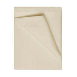 Rackhams 400 Thread Count Egyptian Cotton Flat Sheet - Cream - Cream - Superking - 100% Egyptian Cotton - thumbnail 4