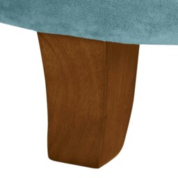Rackhams Cambridge Tufted Round Storage Ottoman Footstool - Teal - Teal - thumbnail 6