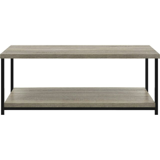 Rackhams Elmwood coffee table in distressed grey oak - Grey - image 1